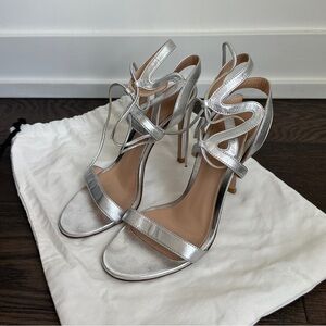 Gianvito Rossi Heeled Sandals Women Size 36 Silver